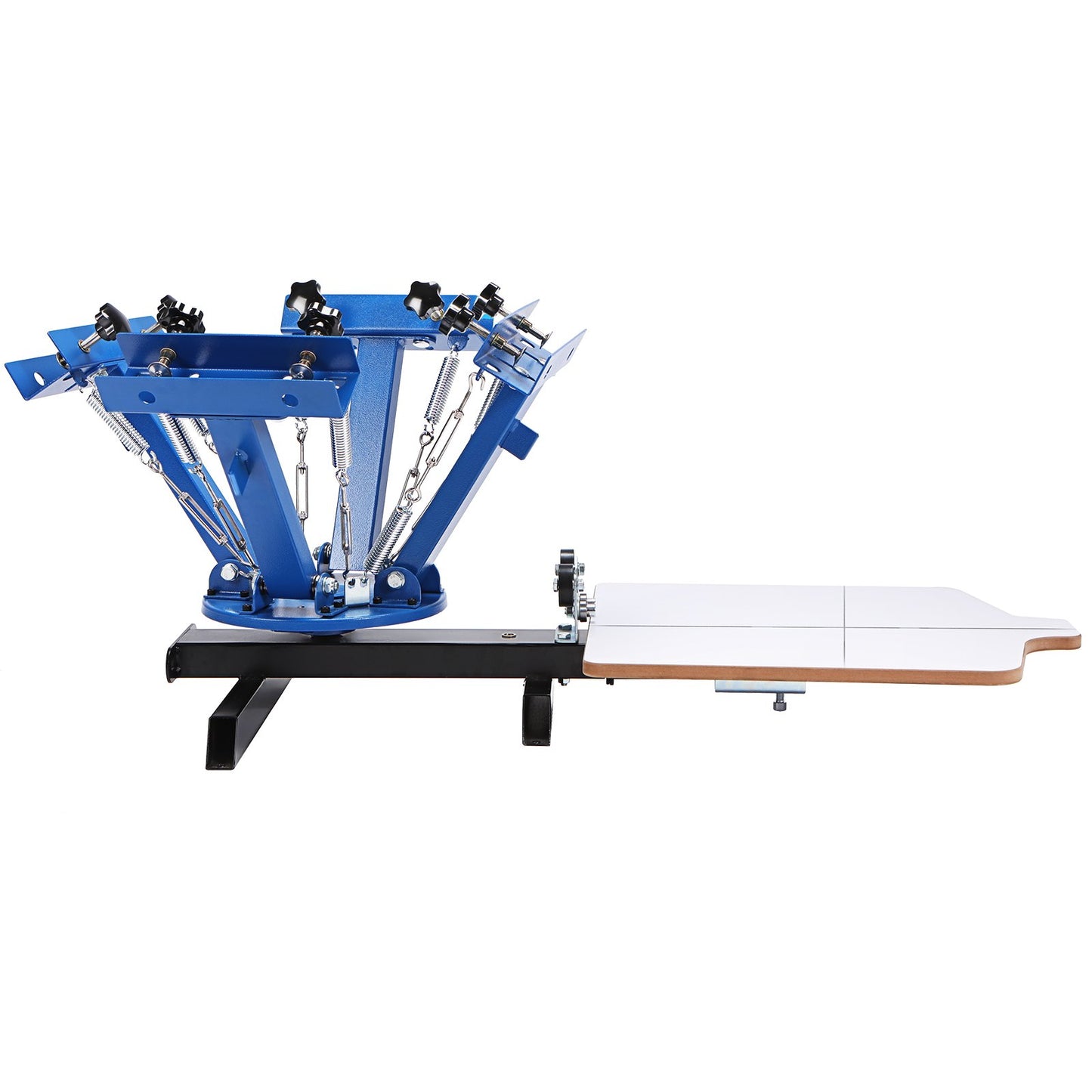 4 Color 1 Station Silk Screening Screenprint Press Screen Printing Machine - Image 9