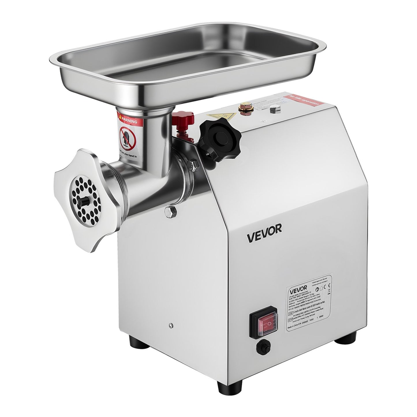 Commercial Electric Meat Grinder 5.5 Lbs/Min Sausage Stuffer Maker Kitchen