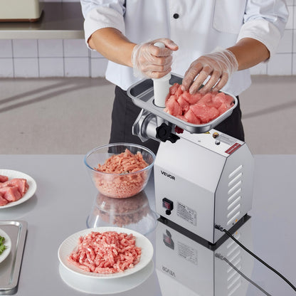 Commercial Electric Meat Grinder 5.5 Lbs/Min Sausage Stuffer Maker Kitchen - Image 8