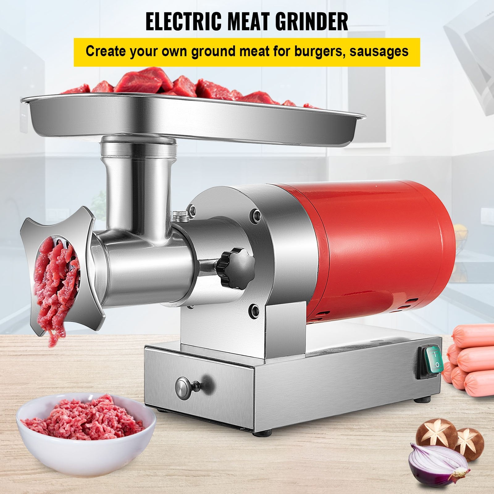 Electric Meat Grinder Machine Electric Meat Mincer 661 Lbs/Hour 1100W - Image 2