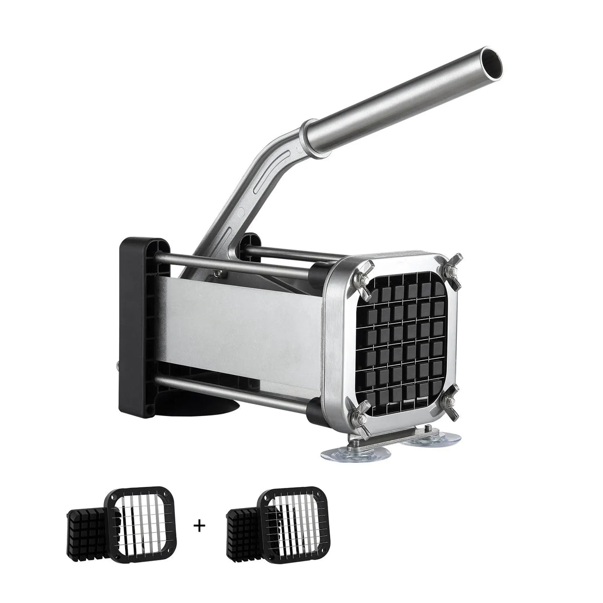 French Fry Cutter, Potato Slicer with 1/2-Inch and 3/8-Inch Stainless Steel Blades, Manual Potato Cutter Chopper with Suction Cups, Great for Potato, French Fries, Cucumber, Vegetables, Carrot - Image 9