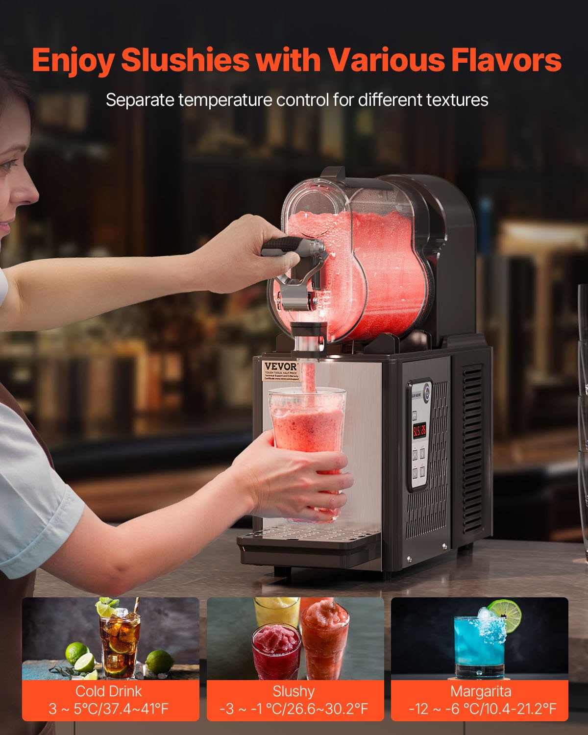 3L Commercial Slushy Machine Margarita Smoothie Frozen Drink Maker - Image 3