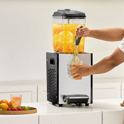 Commercial Beverage Dispenser 12L Cold Juice Ice Drink Dispenser for Party - Image 8