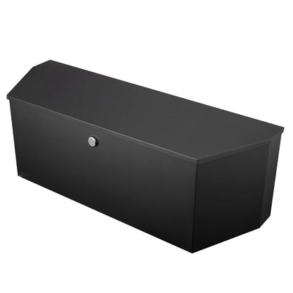 Trailer Tongue Box, Carbon Steel Tongue Box Tool Chest, Heavy Duty Trailer Box Storage with Lock and Keys, Utility Trailer Tongue Tool Box for Pickup Truck Bed, RV Trailer, 91.44cmx30.48 cmx30.4 - Image 9