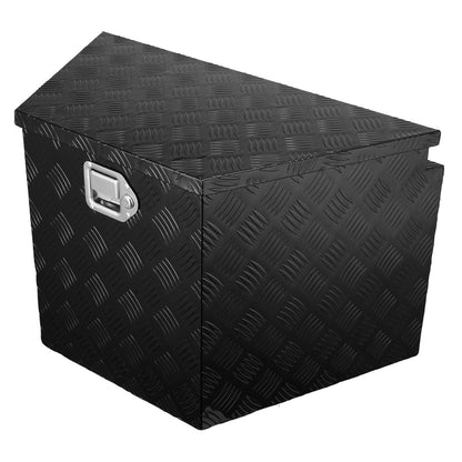 Trailer Tongue Box, Aluminum Alloy Diamond Plate Tongue Box Tool Chest, Heavy Duty Trailer Box Storage with Lock and Keys, for Pickup Truck, RV, Trailer, 737 x 410 x 460 mm/29x16.5x18inch - Image 9