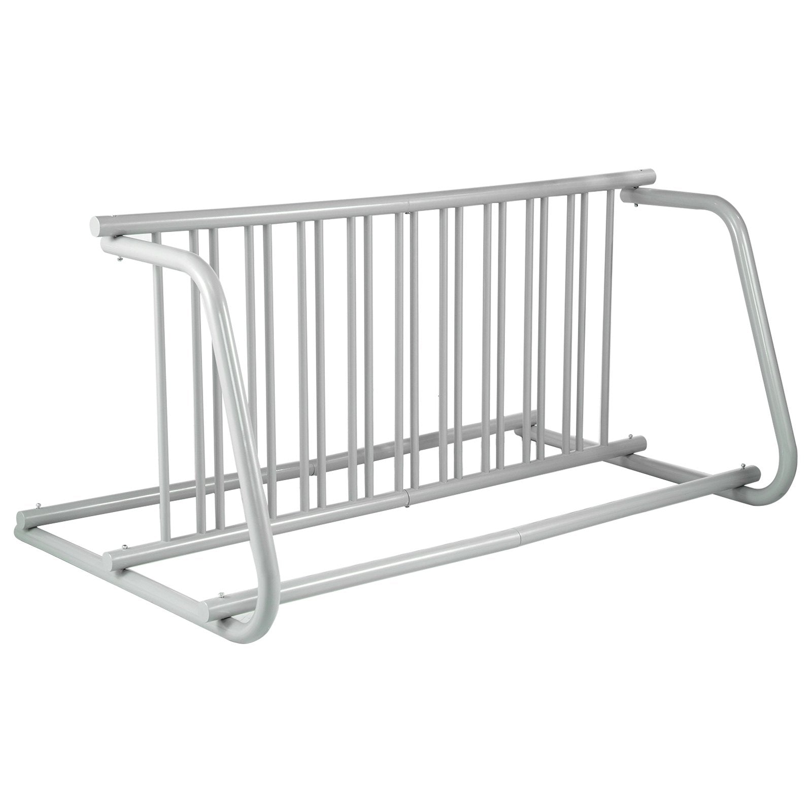 10 Holders Floor Bike Rack, 59" Length All-Steel Grid Bike Rack, 10-Bike Capacity Dual-Side Storage Stand for Garages Streets Yards Bike Events - Image 9