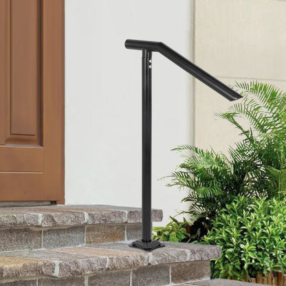 1-3 Step Handrail Railing for Steps Steel 150 kg Capacity with Screw Kit - Image 8