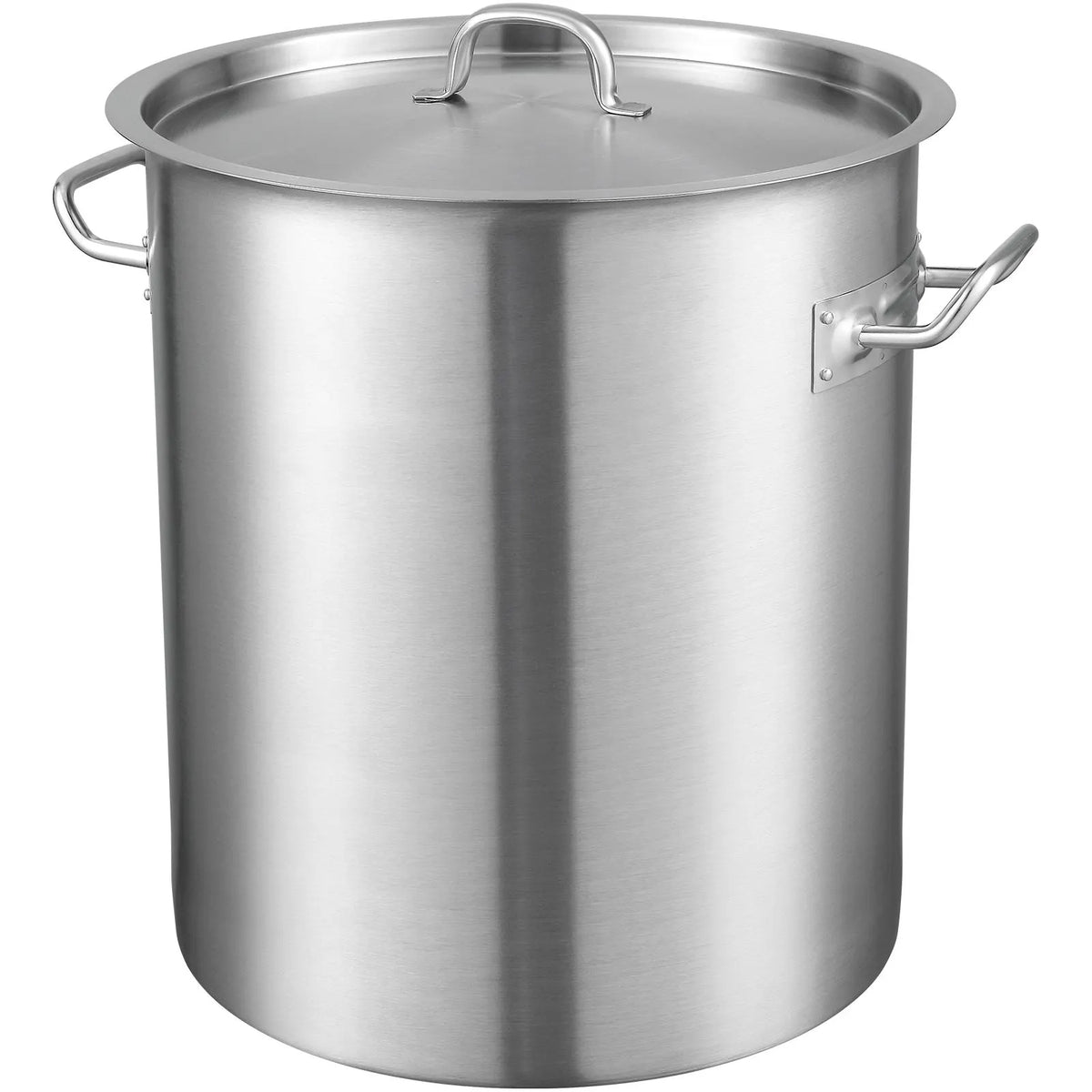 Stainless Steel Stockpot, 42 Quart Large Cooking Pots, Multipurpose Cookware Sauce Pot with Lid & Handle, Heavy Duty Commercial Grade Stock Pot, Sanding Treatment, for Large Groups Events Silver - Image 9
