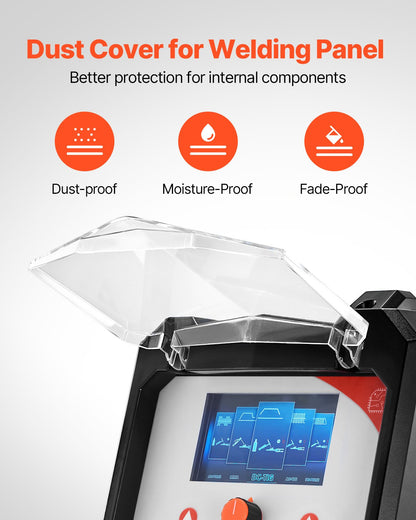 TIG Welder, 200A 6-In-1 Aluminum Welding Machine (LED Display) - AC TIG/DC TIG/AC Pulse TIG/DC Pulse TIG/Spot TIG/MMA(Stick), Electric Welder with Synergic Control IGBT - Image 6