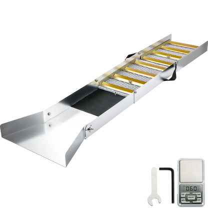 Folding Aluminum Alloy Sluice Box, Compact 50" Sluice Boxes for Gold, Lightweight Gold Sluice Equipment, Portable Sluice Boxes with Miner's Moss, River, Creek, Gold Panning, Prospecting, Dredg - Image 9