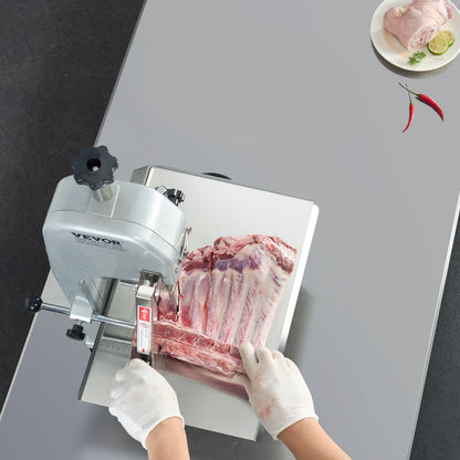 650W Commercial Electric Meat Bandsaw Stainless Steel Bone Sawing Machine - Image 8