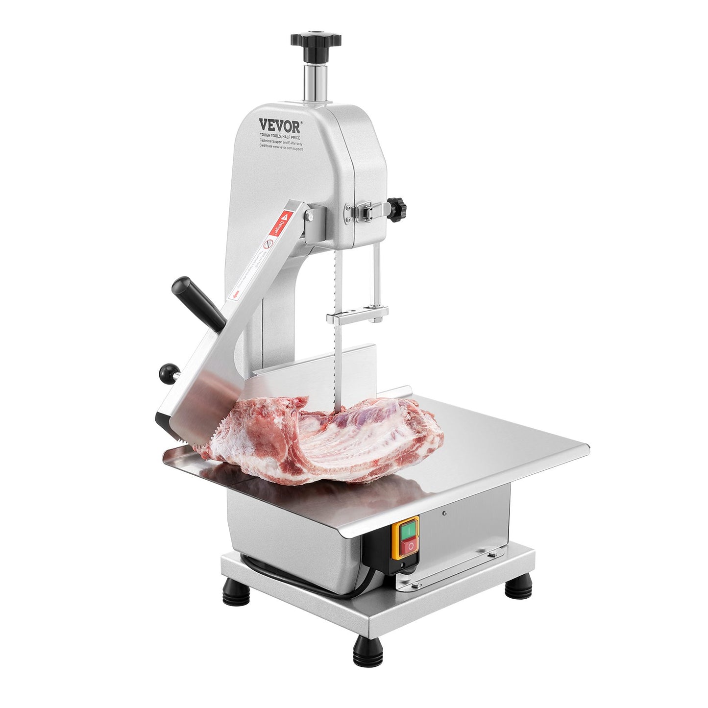 650W Commercial Electric Meat Bandsaw Stainless Steel Bone Sawing Machine - Image 9