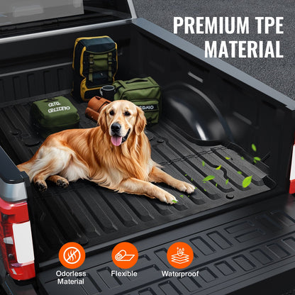 Truck Bed Mat Fit 2017-2024 Ford F250/F350 TPE Truck Bed Liner Accessories - Image 4