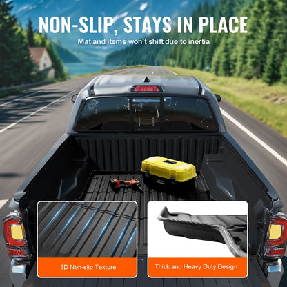 Truck Bed Mat Fit 2005-2023 Toyota Tacoma TPE Truck Bed Liner Accessories - Image 5