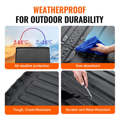 Truck Bed Mat Fit 2005-2023 Toyota Tacoma TPE Truck Bed Liner Accessories - Image 6