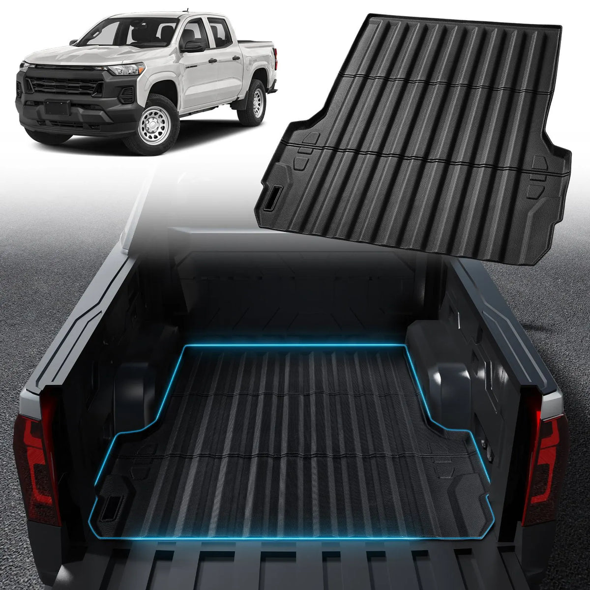 Truck Bed Mat Fit 2023-2024 Chevrolet Colorado/GMC Canyon Truck Bed Liner - Image 9