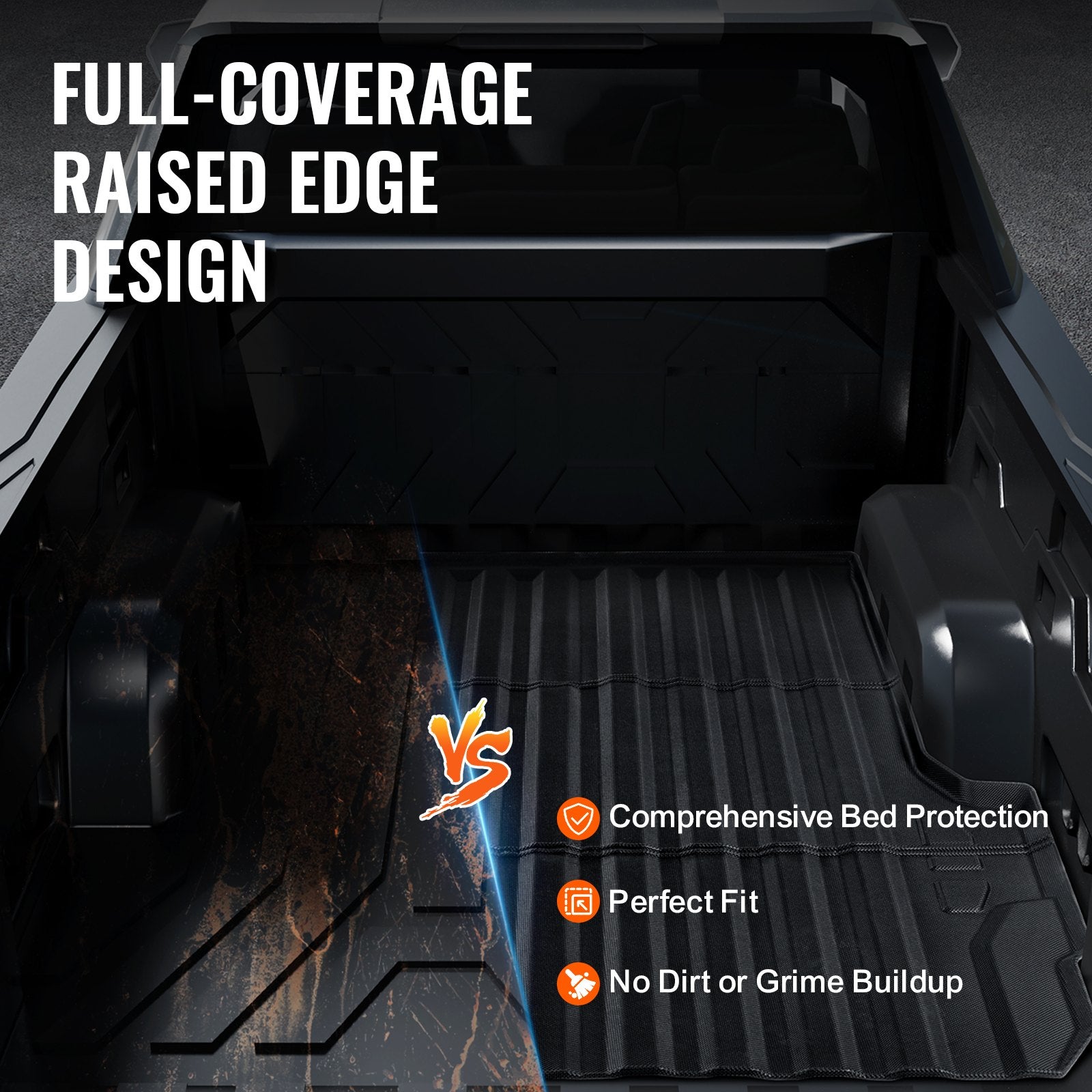 Truck Bed Mat Fit 2023-2024 Chevrolet Colorado/GMC Canyon Truck Bed Liner - Image 3
