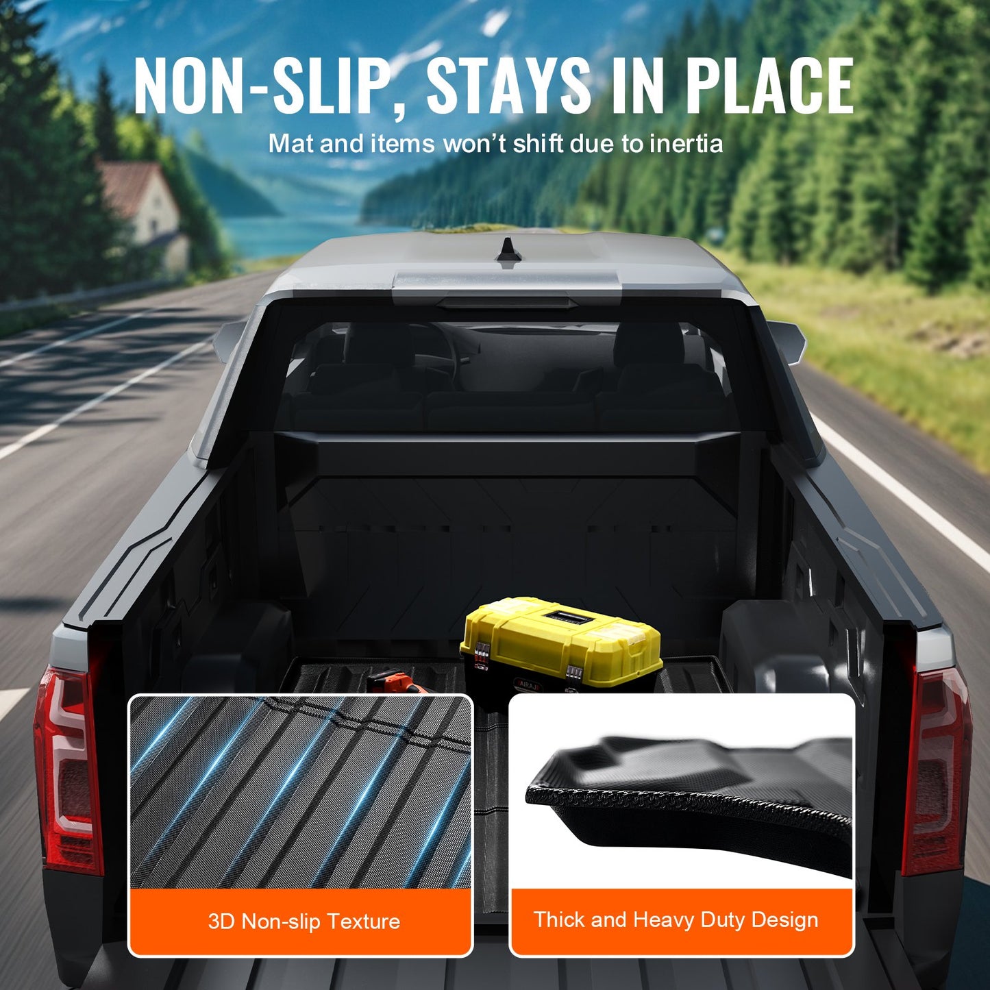 Truck Bed Mat Fit 2023-2024 Chevrolet Colorado/GMC Canyon Truck Bed Liner - Image 5