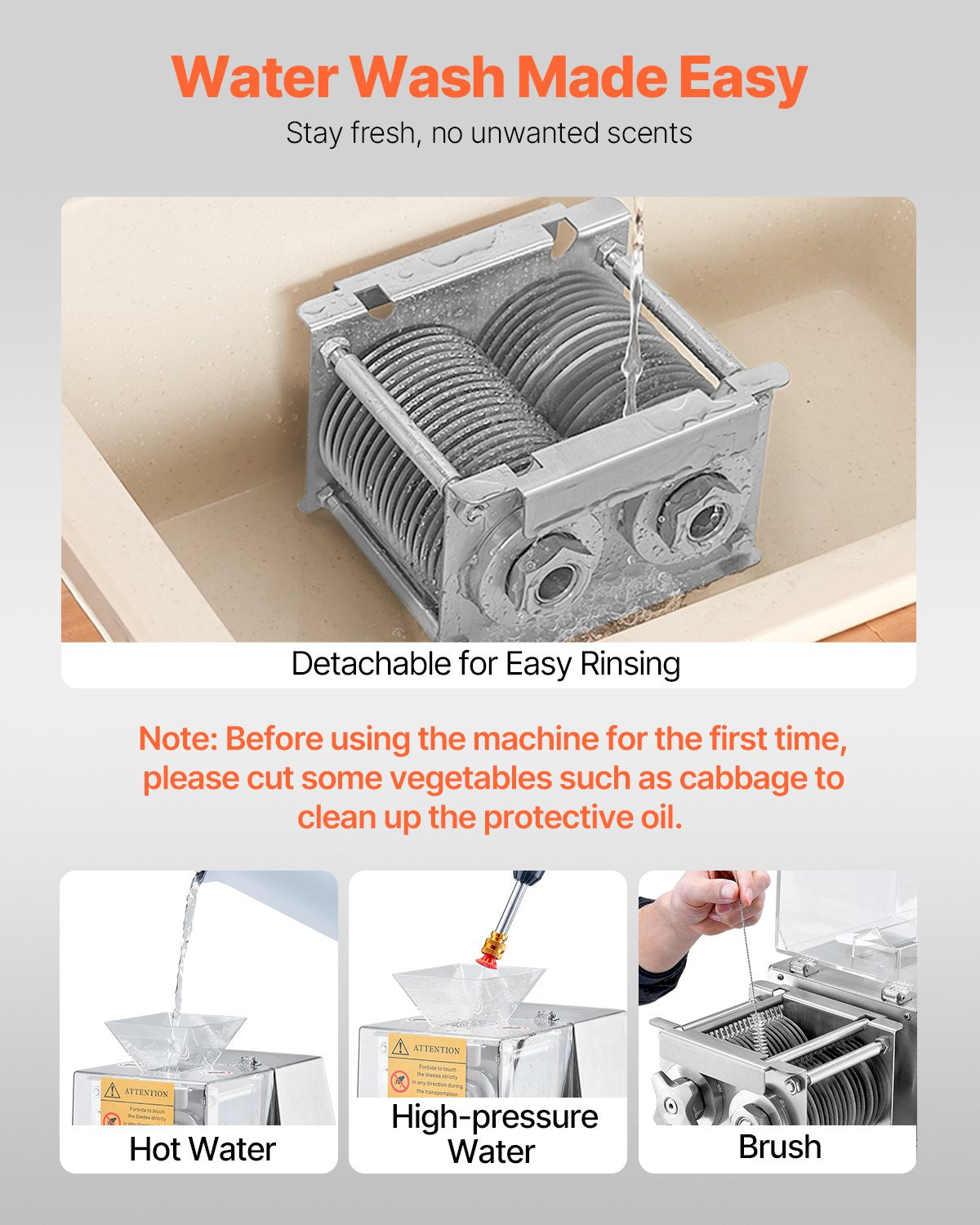 Electric Meat Cutter Machine 850W Commercial Meat Slicer Cutting Machine - Image 5