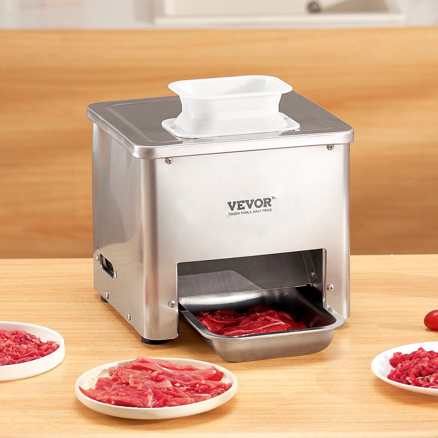 Electric Meat Cutter Machine 550W Commercial Meat Slicer Cutting Machine - Image 8