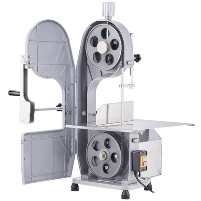 Commercial Electric Meat Bandsaw, 1500W Stainless Steel Countertop Bone Sawing Machine, Workbeach 19.3" x 15", 0.16-7.9 Inch Cutting Thickness, Frozen Meat Cutter with 6 Blades for Rib Pork Beef - Image 9