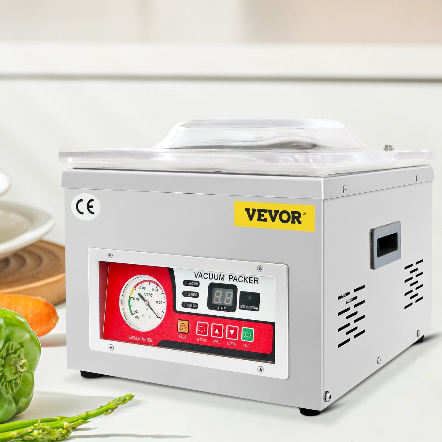 Chamber Vacuum Sealer Vacuum Packaging Machine 6.5 cbm/h Pump Rate 220V - Image 8