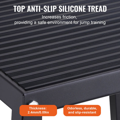 Plyometric Jump Boxes, 12/18/24/30 Inch Plyo Box, Platform and Jumping Agility Box, Anti-Slip Fitness Exercise Step Up Box Set for Home Gym Training, Conditioning Strength Training, Black - Image 3