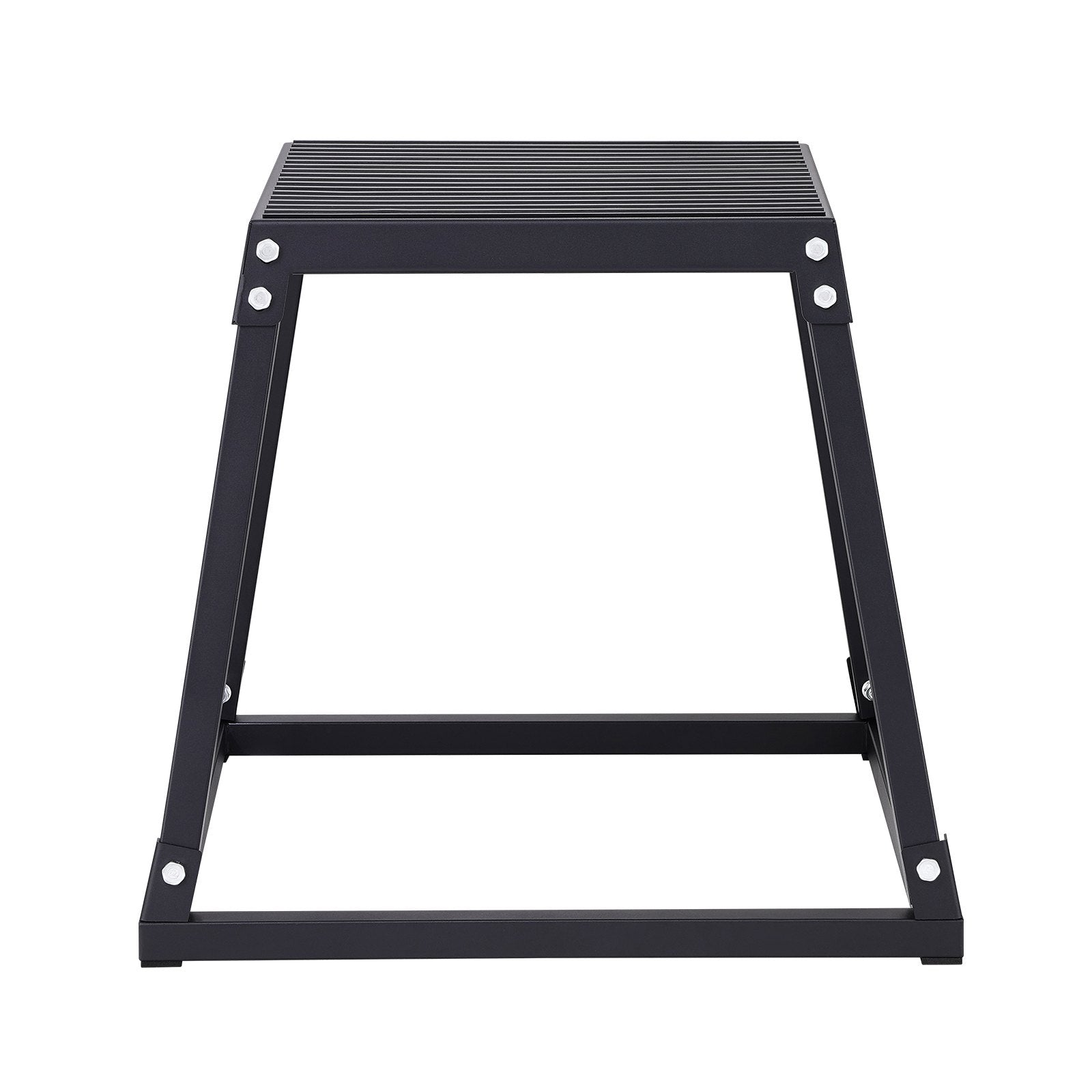 Plyometric Jump Box, 18 Inch Plyo Box, Steel Plyometric Platform and Jumping Agility Box, Anti-Slip Fitness Exercise Step Up Box for Home Gym Training, Conditioning Strength Training, Black - Image 9
