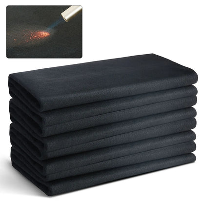 Carbon Felt Welding Blanket 4 Pack, 37" x 36" Flame Retardant Welding Blanket, Up To 1800°F Heat Resistant Blanket Set, Cuttable Carbon Fiber Fire Retardant Insulation Welding Mat Pad - Image 9