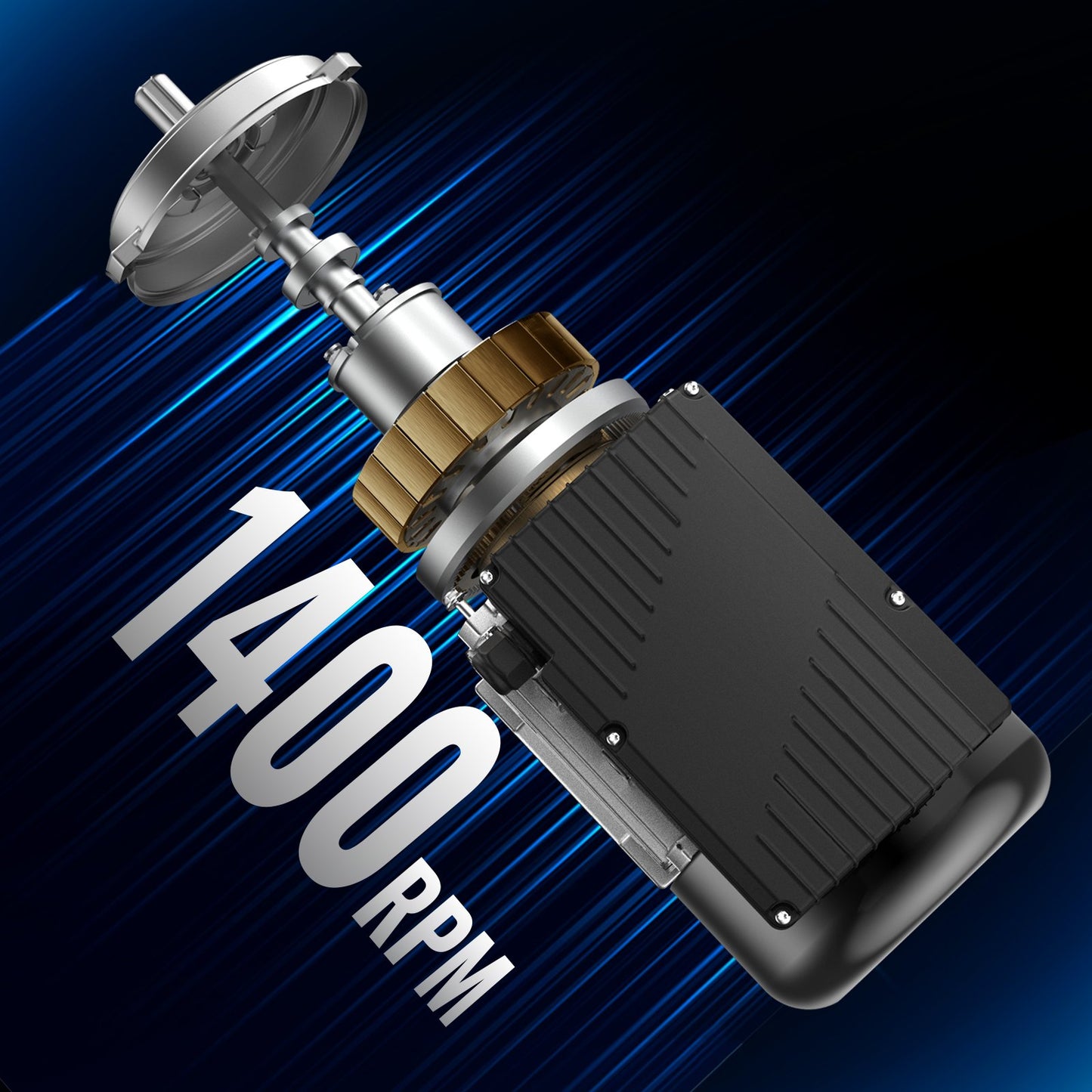 0.75KW Electric Motor 1400 rpm, AC 220~240V 5.45A, 80, B3 Frame, Air Compressor Motor Single Phase, 19mm Keyed Shaft, CW/CCW Rotation for Agricultural Machinery and General Equipment - Image 8