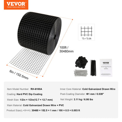 6 in x 100ft Solar Panel Bird Guard Critter Guard Roll Kit 60pcs Fasteners - Image 7