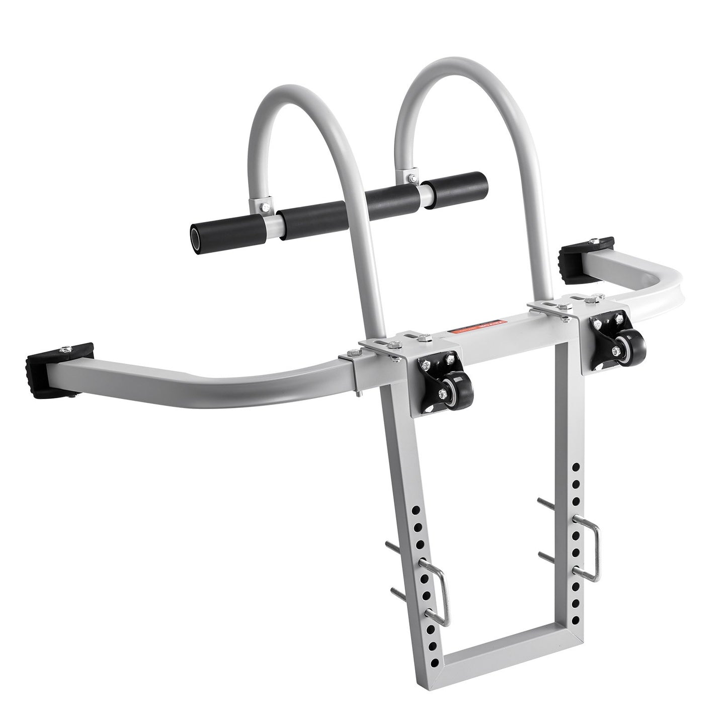 Ladder Stabilizer, 2 in 1 Extension Wall Ladder Standoff Hook, Roof Ridge Ladder Accessories Both Horizontally and Vertically, Heavy-duty Steel Rubber Grip T-Bar, Quick Access to Steep Roofs