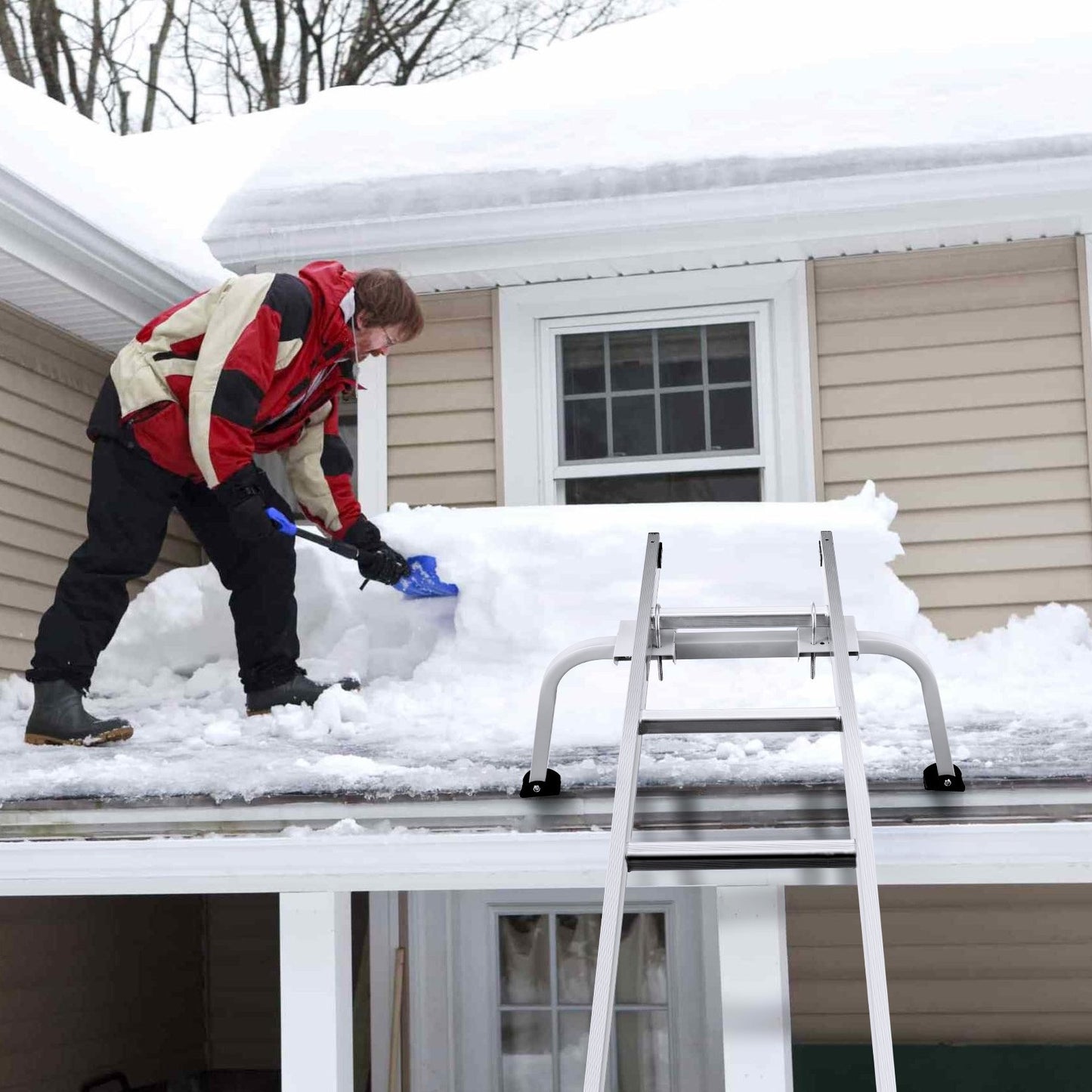 Ladder Stabilizer Extension Ladder Standoff Heavy Duty Wing Span - Image 8