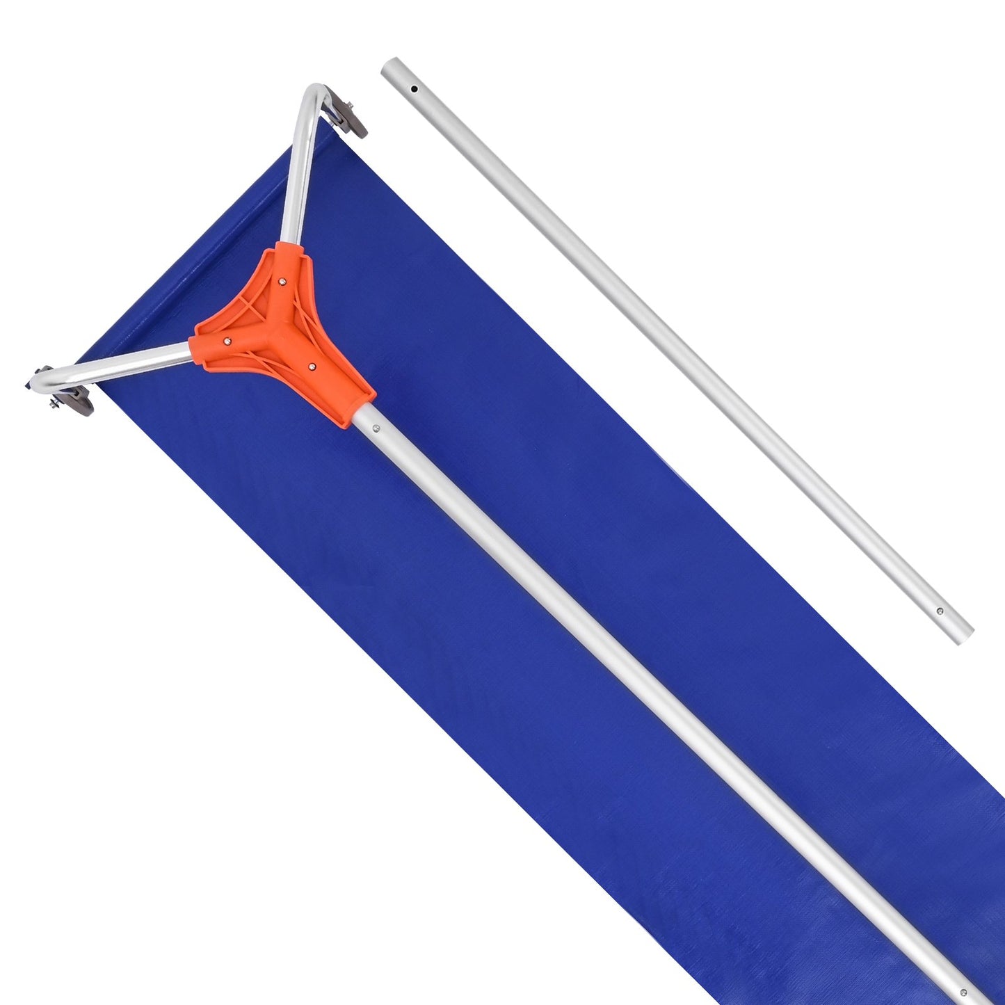 Snow Roof Rake, 27cm Aluminum Blade, 1.25-5.24 m Adjustable Roof Snow Scraper with Wheels & Slide, Lightweight Snows Removal Tool for House Rooftop Leaves Debris Clearing - Image 9