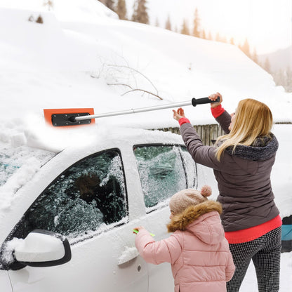 VEVOR Snow Roof Rake, 1.2m Long Reach Car Roof Snow Scraper, 45cm Foam Blade for No Scratches, Non-Slip Handle, Lightweight Snows Removal Tool for Vehicle Garage Rooftop Leaves Debris Clearing - Image 8