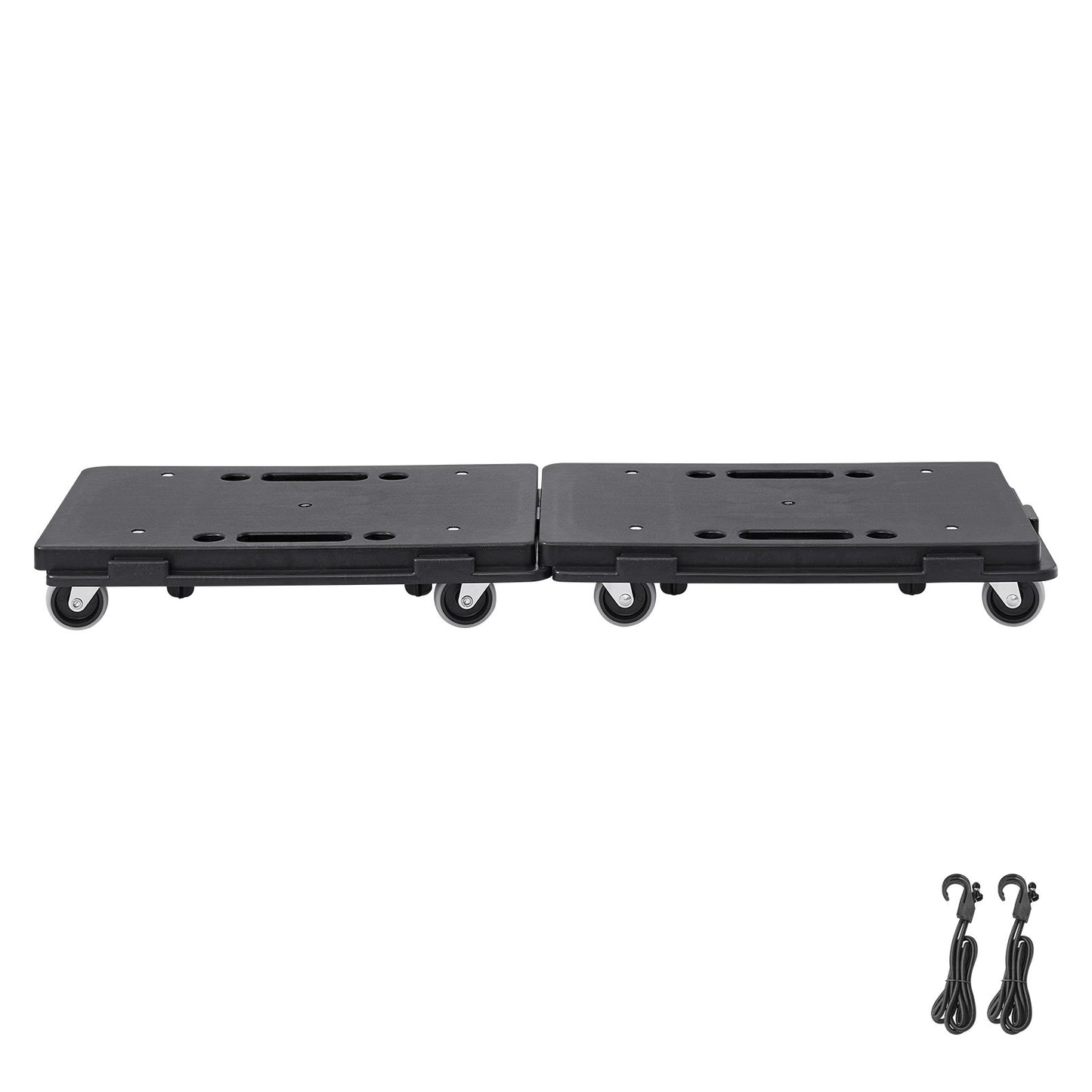 Furniture Dolly, 500 lbs Capacity Each Count, Furniture Mover with Wheels, Portable Moving Rollers 4 Wheels Heavy Duty, Small Flat Dolly Cart with Interlocking for Heavy Furniture, 2 Pack, Black - Image 9