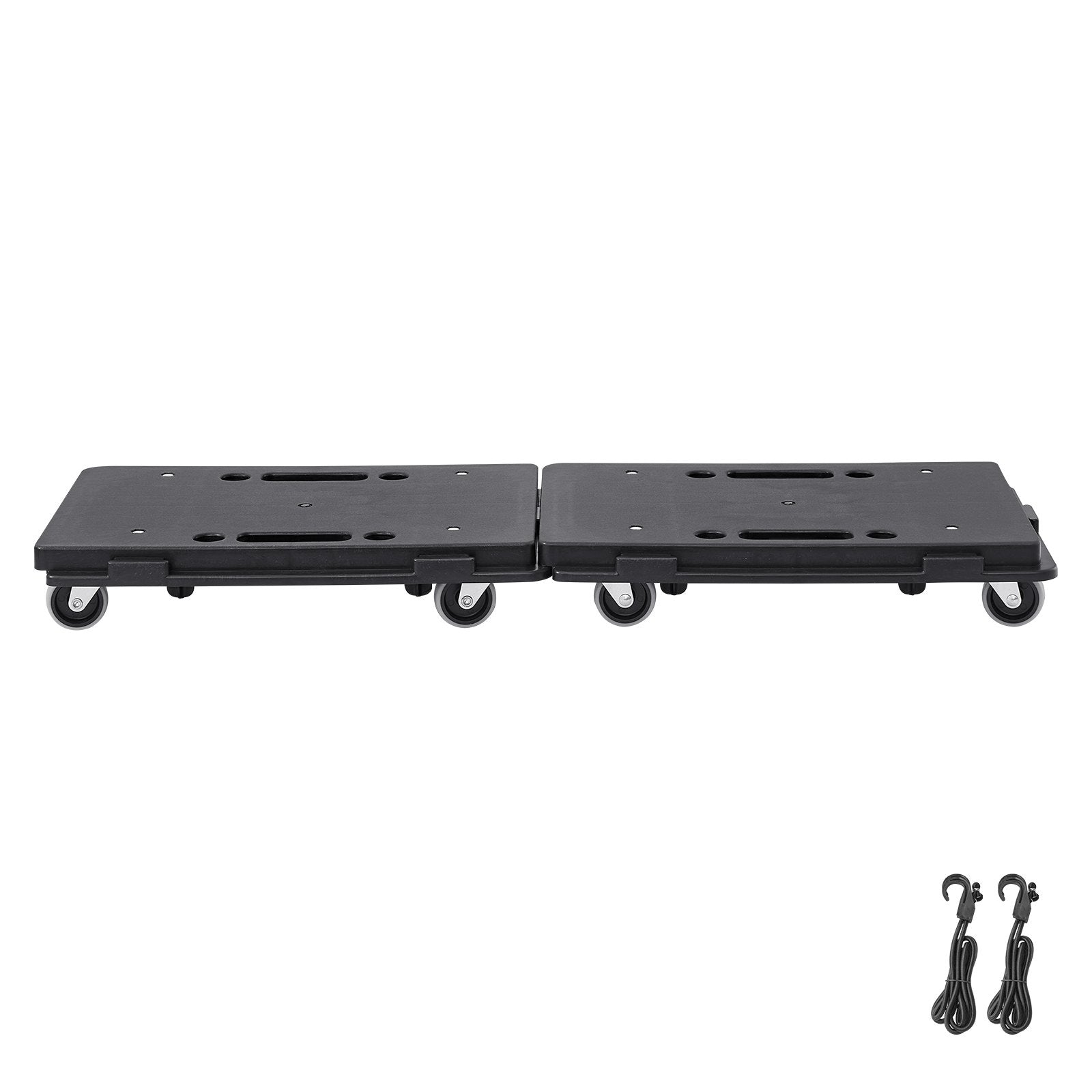 Furniture Dolly, 500 lbs Capacity Each Count, Furniture Mover with Wheels, Portable Moving Rollers 4 Wheels Heavy Duty, Small Flat Dolly Cart with Interlocking for Heavy Furniture, 2 Pack, Black - Image 9