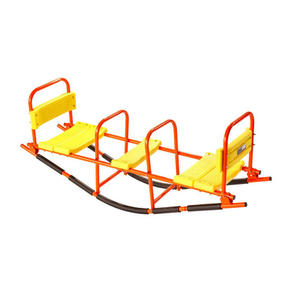 Kids Seesaw 90 kg Capacity Metal Rocking Teeter Totter with Handles - Image 9