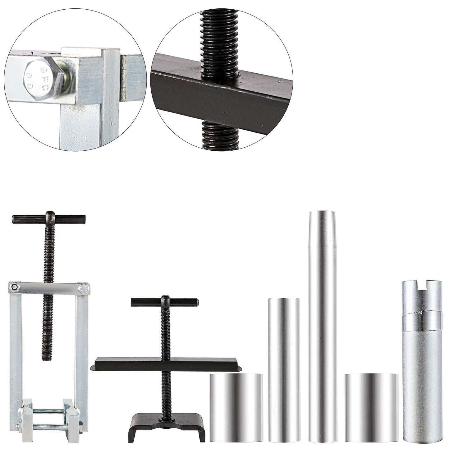 Turbine Shaft, 6pcs Pump Stator Seal Ring Tools, Spring Compressor, Pump Puller Kit, Bushing Sizer Rotor Aligner, Pump Stator Seal Ring and Re-Sizer Kit for Thm700-R4 (Md8), 4L60, 4L60E, 4L70E