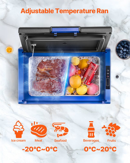 Portable Car Refrigerator Freezer Compressor 20L Single Zone for Car Home - Image 4