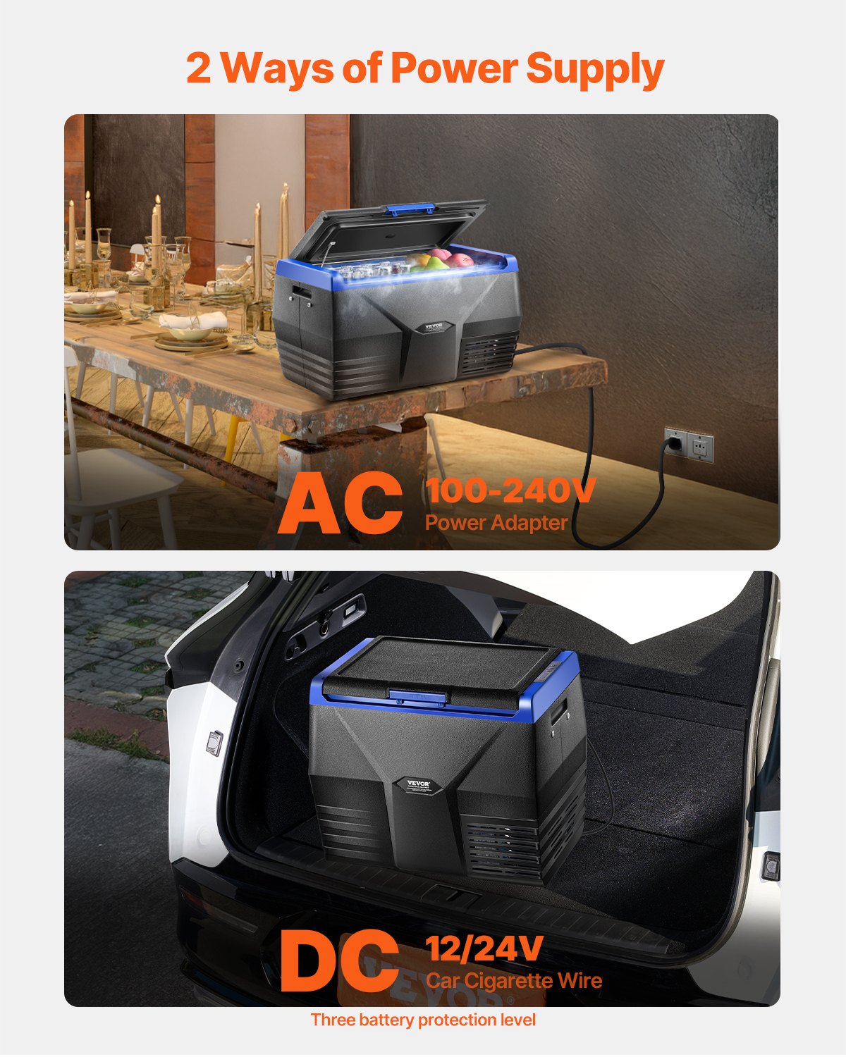 Portable Car Refrigerator Freezer Compressor 20L Single Zone for Car Home - Image 6