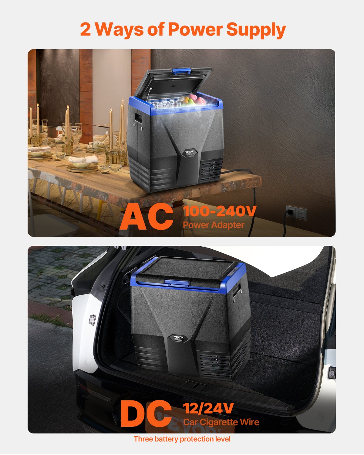 Portable Car Refrigerator Freezer Compressor 35L Single Zone for Car Home - Image 6