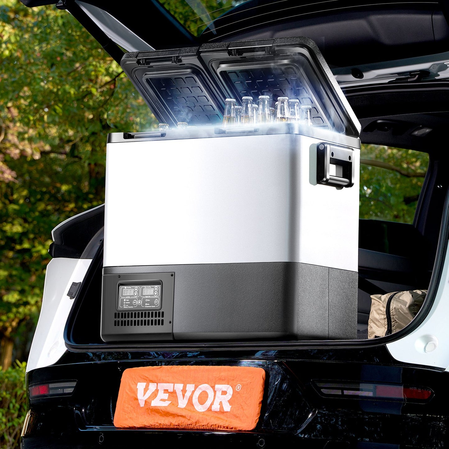 Portable Car Refrigerator Freezer Compressor 55L Dual Zone for Car Home - Image 8