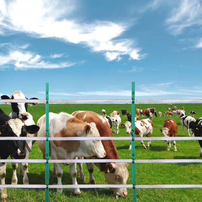 Electric Fence Tape, 1640Ft 500M Polytape Fencing Hot Wire, 3/4" Width 6 Stainless Steel Strands for Reliable Conductivity, UV & Rust Resistance, Portable Polywire for Horse Cattle Livestock - Image 8