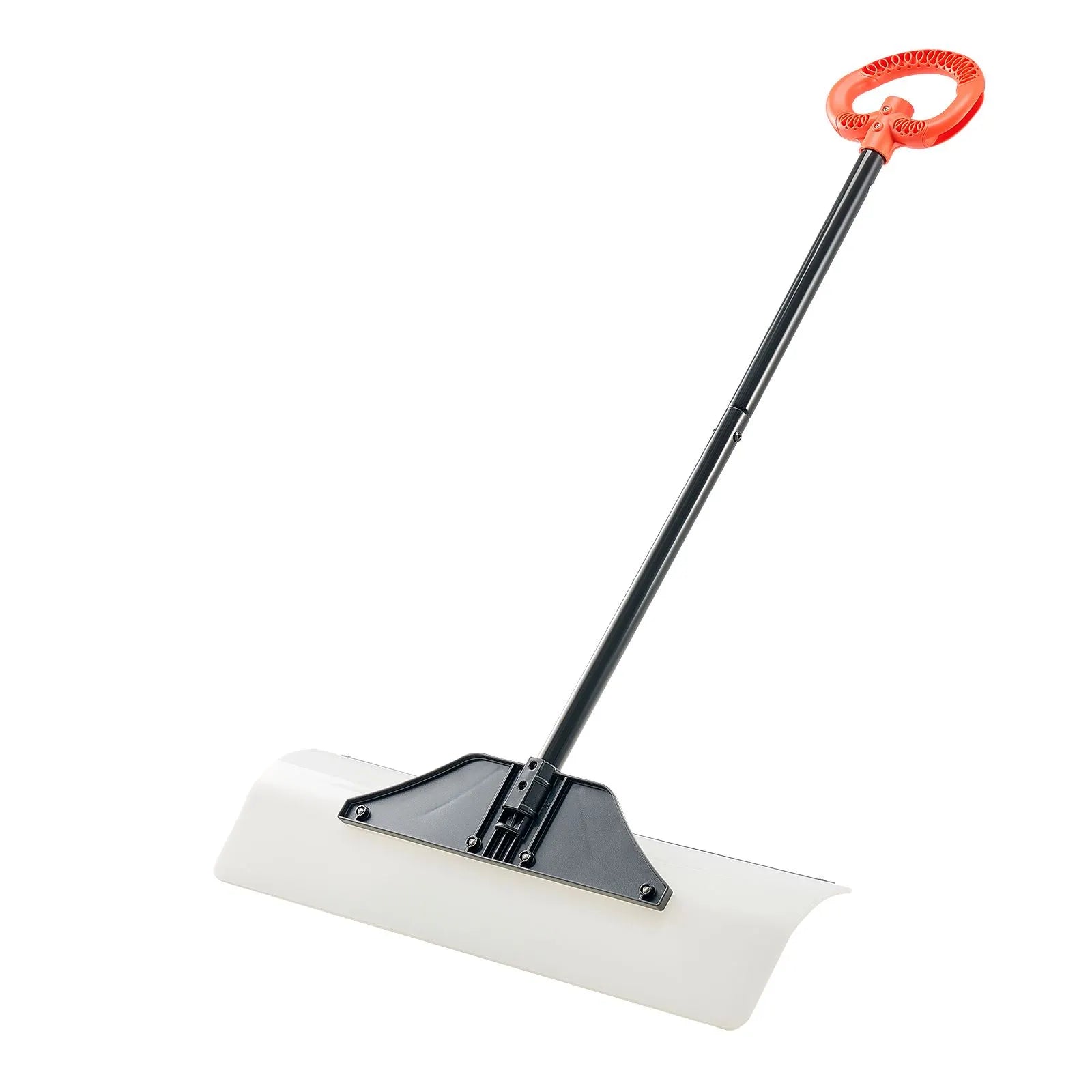 Snow Pusher Shovel, 76.2 cm Outdoor Snowplow Shovel with Ergonomic Grip, HDPE Plastic Blade, Winter Shovels with Segmented Handle, Metal Edged Strip, Portable Snow Removal Tool for Driveway - Image 9