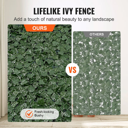 Ivy Privacy Fence, 39 x 158in Artificial Green Wall Screen, Greenery Ivy Fence with Mesh Cloth Backing and Strengthened Joint, Faux Hedges Vine Leaf Decoration for Outdoor Garden, Yard, Balcony - Image 4