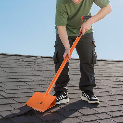 Shingle Shovel 1 Pack, D-Grip Handle Shingle Roof Ripper, High Hardness 45# Steel & Lightweight Easy Tearing Off Roofing & Nails Tool, ideal for Commercial and Residential Use,Orange - Image 8
