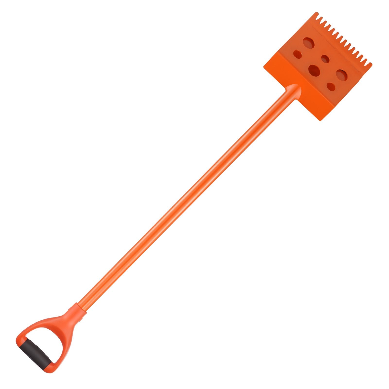 Shingle Shovel 1 Pack, D-Grip Handle Shingle Roof Ripper, High Hardness 45# Steel & Lightweight Easy Tearing Off Roofing & Nails Tool, ideal for Commercial and Residential Use,Orange - Image 9