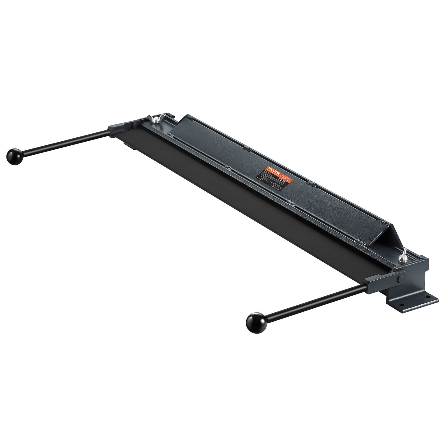 Box and Pan Brake, 910 ± 10 mm, 0-130 Degrees Sheet Metal Bending Brake, Portable Mini Metal Bender with 20 Gauge Low Carbon Steel 14 Gauge Aluminum Capacity Power Handle, for Metal Bending