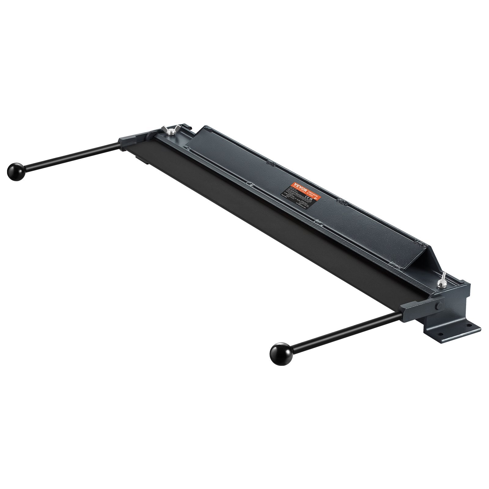 Box and Pan Brake, 910 ± 10 mm, 0-130 Degrees Sheet Metal Bending Brake, Portable Mini Metal Bender with 20 Gauge Low Carbon Steel 14 Gauge Aluminum Capacity Power Handle, for Metal Bending